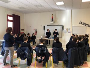 Conférence de presse pendant l'atelier Démocratie et Média